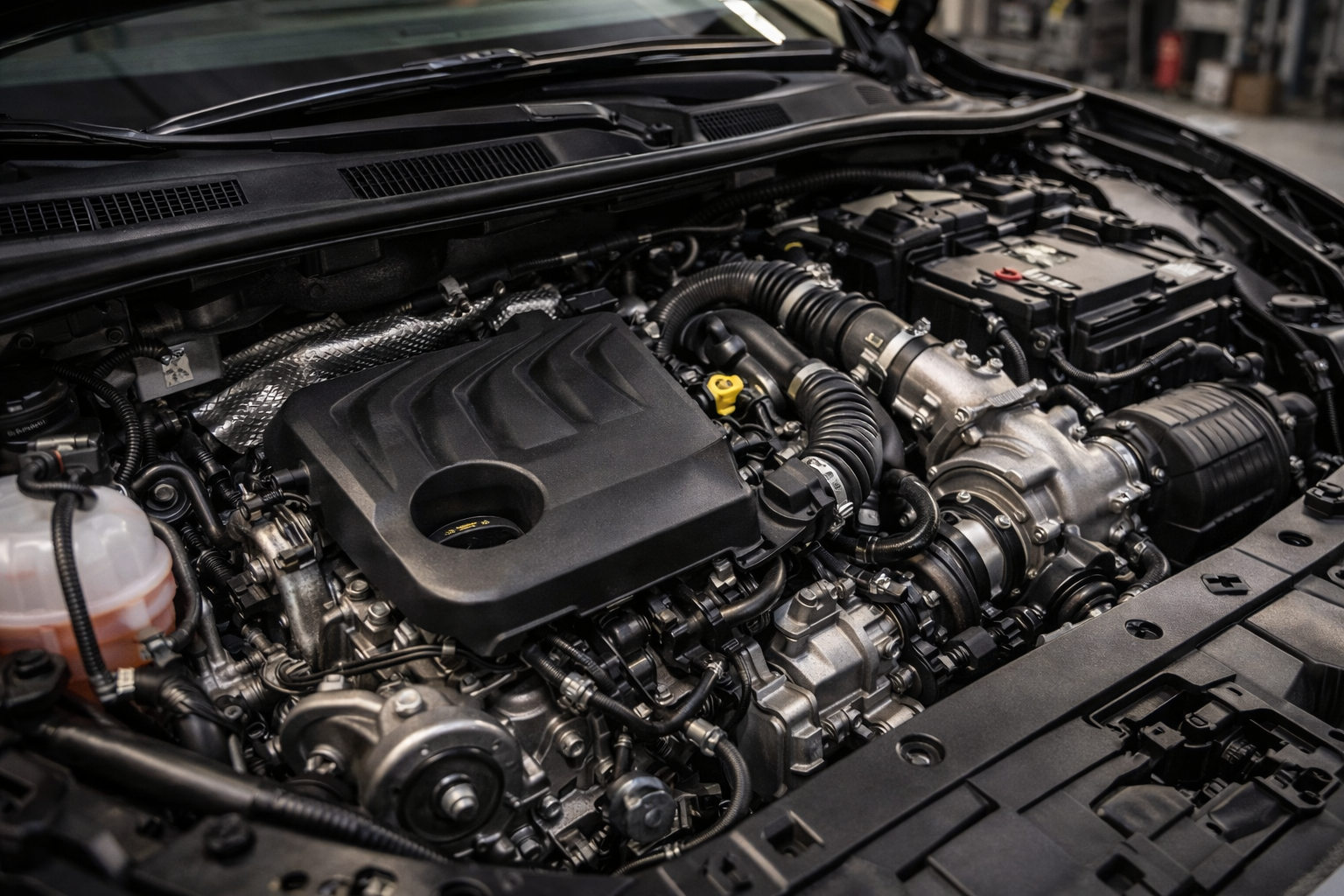 Silnik Nissan 1.3 DIG-T w komorze silnika Qashqai